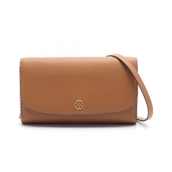 Tory Burch Handbags - Tory Burch ROBINSON Shoulder Bag Leather Women's Brown 146367202